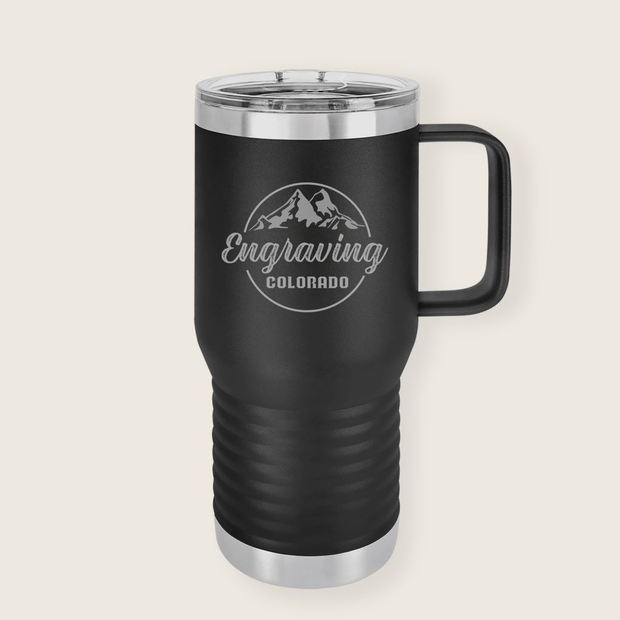 (Master Copy) 20oz Stainless Steel Travel Mug w/ Slider Lid