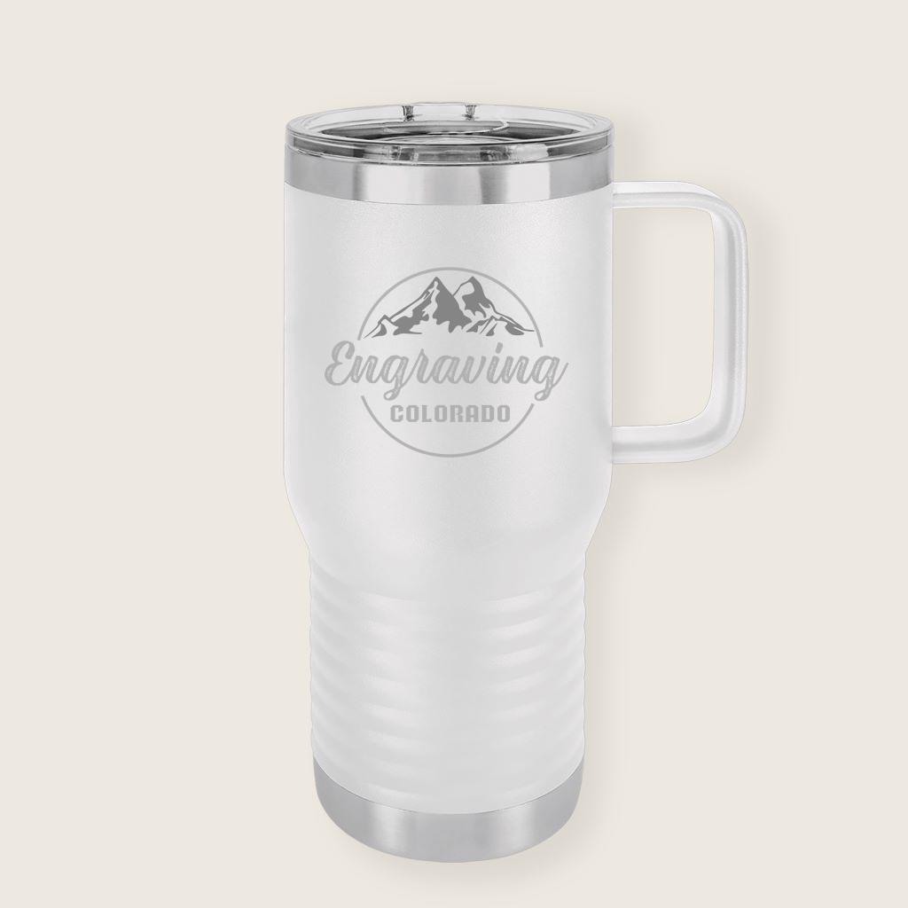 (Master Copy) 20oz Stainless Steel Travel Mug w/ Slider Lid