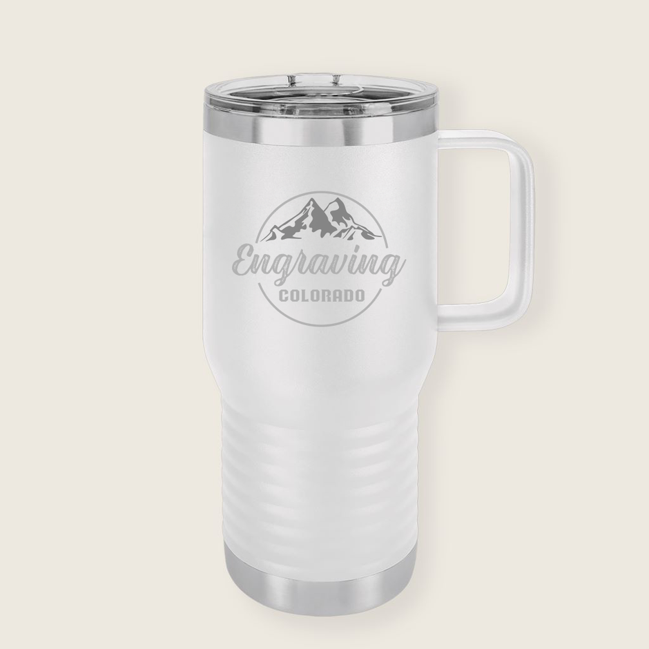 (Master Copy) 20oz Stainless Steel Travel Mug w/ Slider Lid