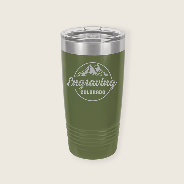 (Master Copy) Engraving Colorado 20oz Stainless Steel Tumbler