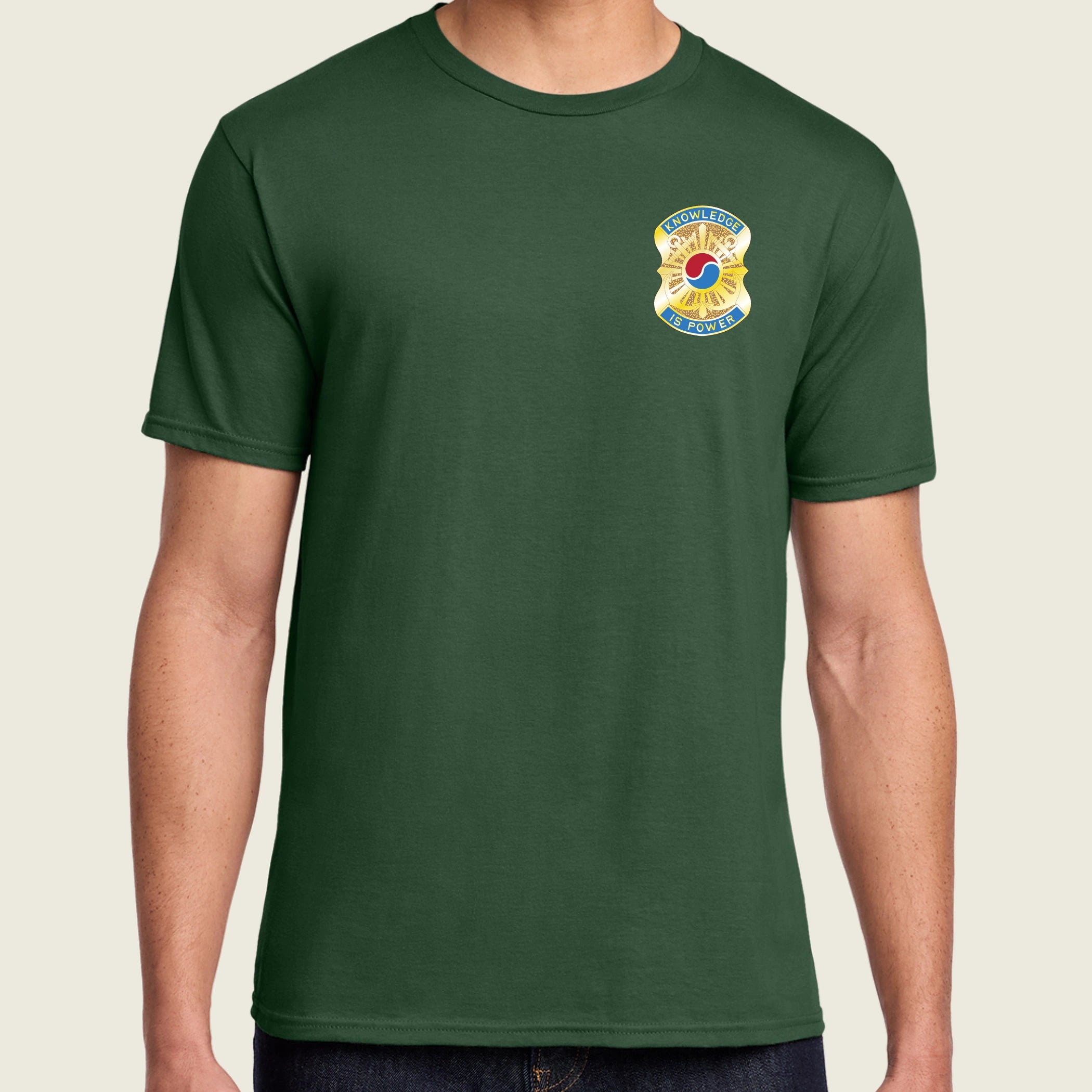 bigfoot outfitters green cotton shirt front