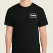 black cotton t shirt front
