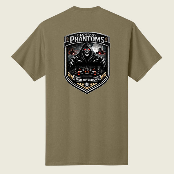 coyote brown shirt with back logo print