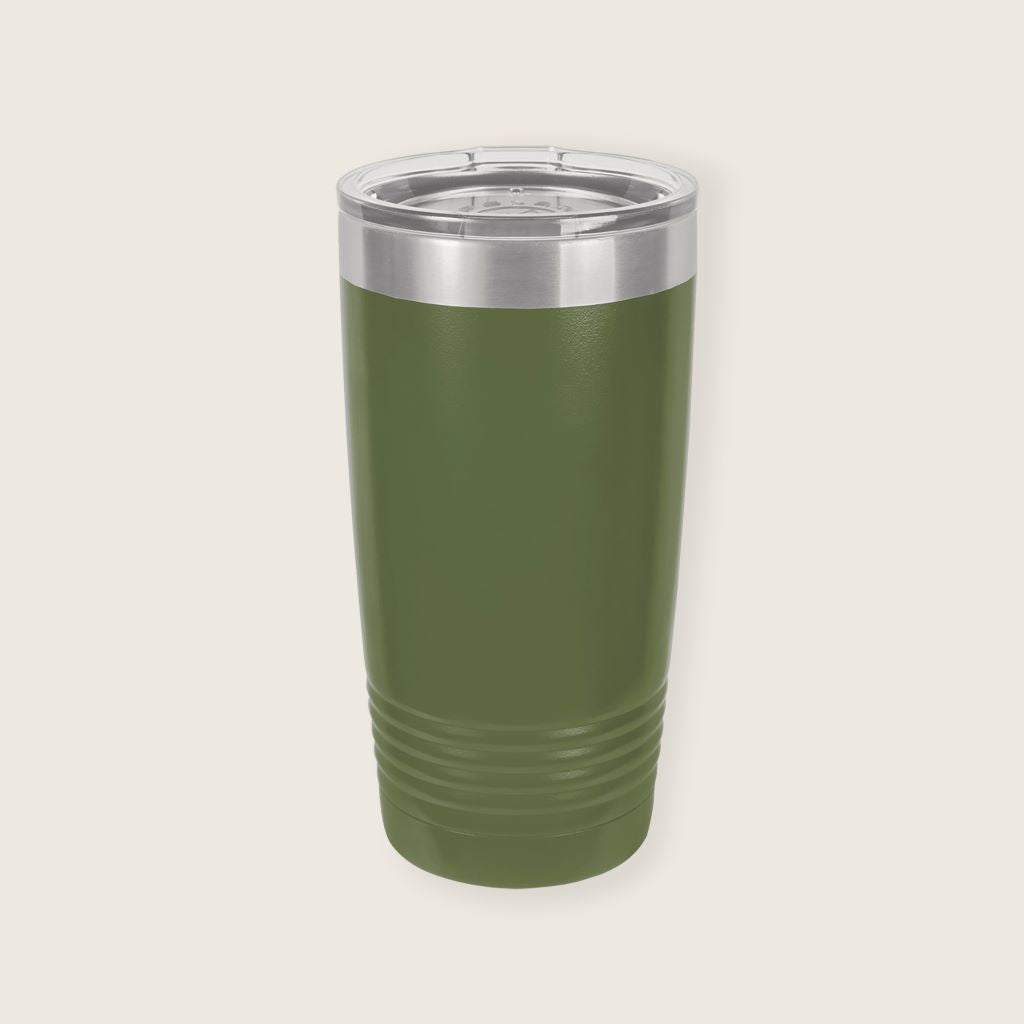 military green tumbler blank