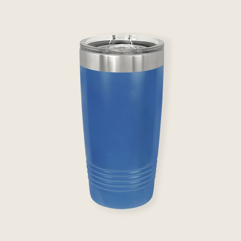 blue tumbler blank