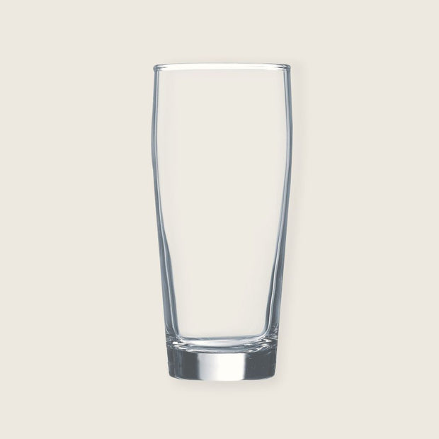 willi becher beer glass display blank