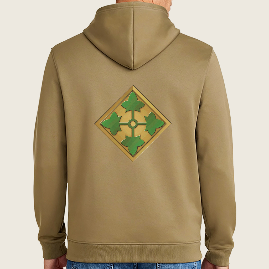 4ID Coyote Brown Dri Fit Pullover Hoodie