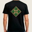 4ID Black Cotton T-Shirt