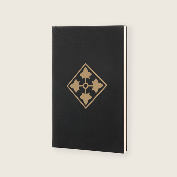 4ID Black/Gold Leatherette Journal