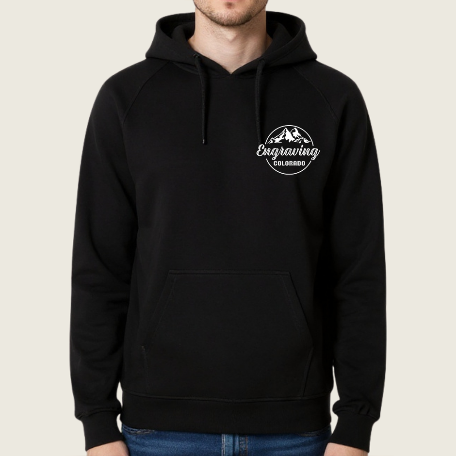 (Master Copy) Black Cotton Pullover Hoodie