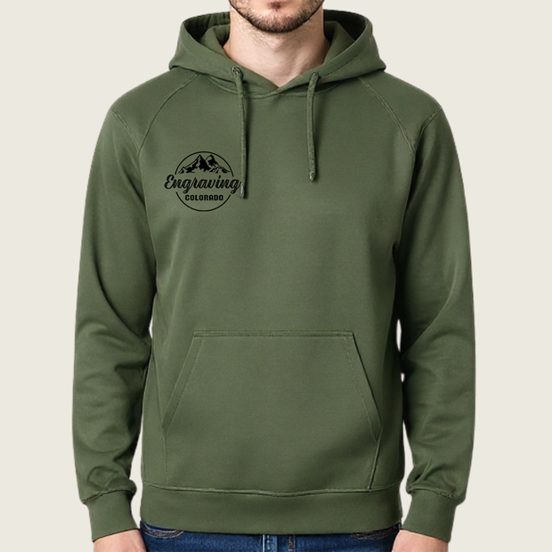 (Master Copy) Military Green Cotton Pullover Hoodie