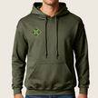 4ID Military Green Dri Fit Pullover Hoodie