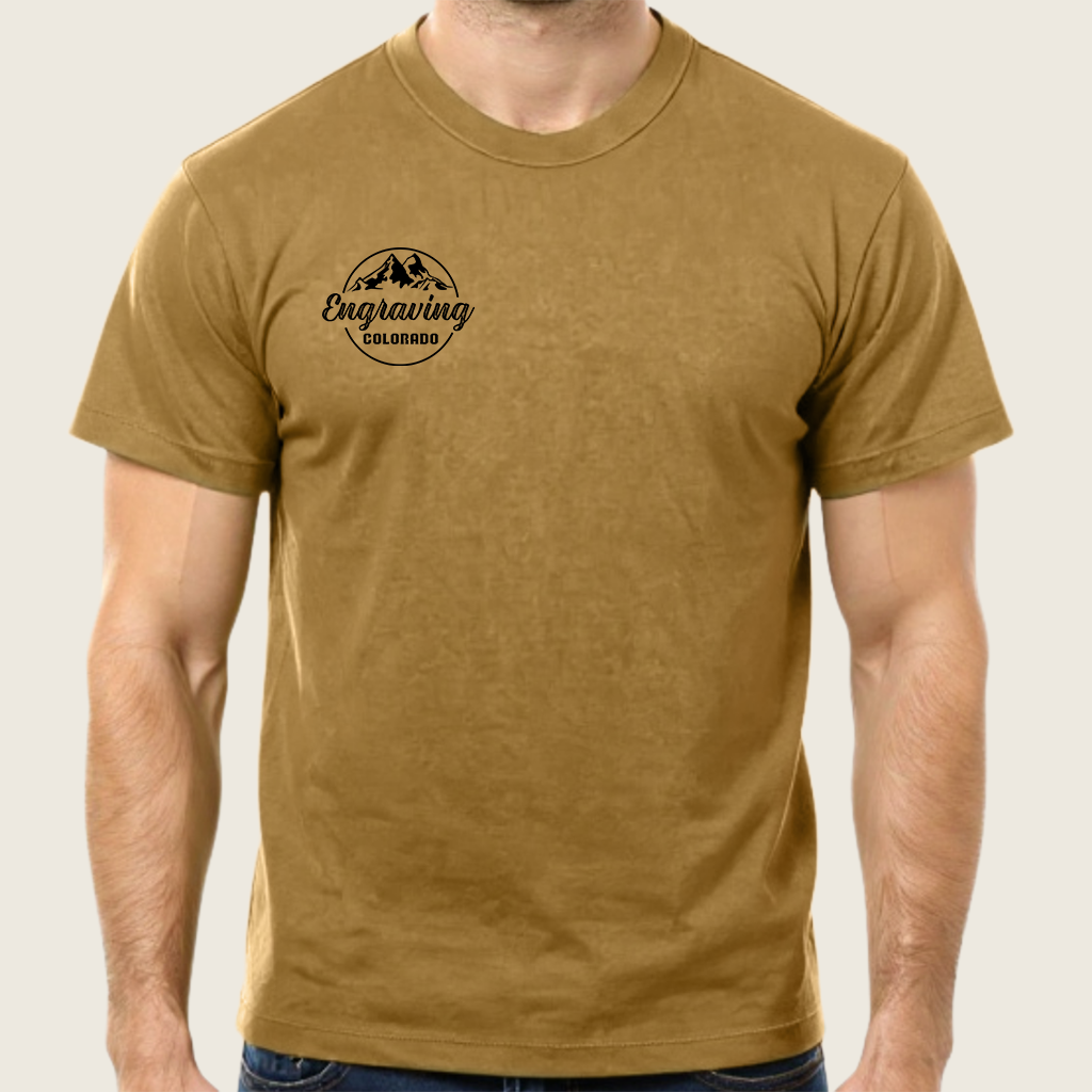 (Master Copy) Coyote Brown Cotton T-Shirt