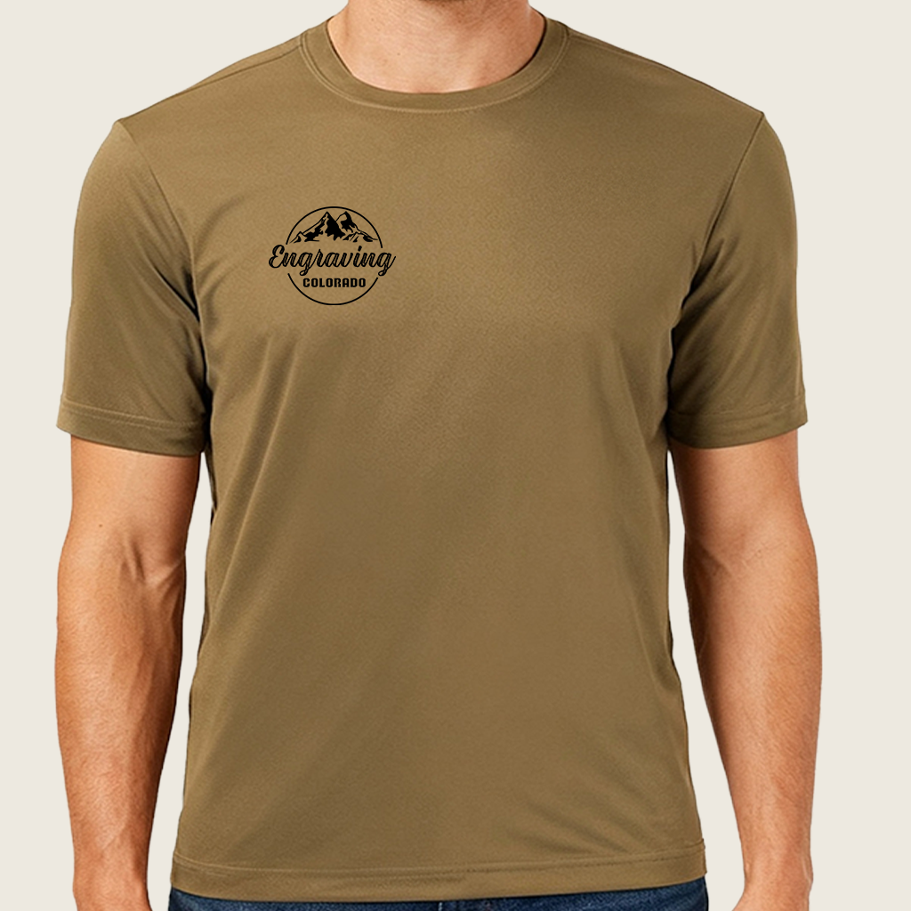 (Master Copy) Coyote Brown Dri Fit Performance T-Shirt