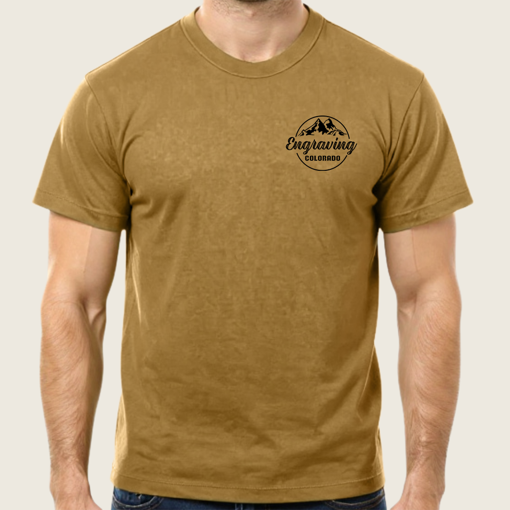 (Master Copy) Coyote Brown Cotton T-Shirt