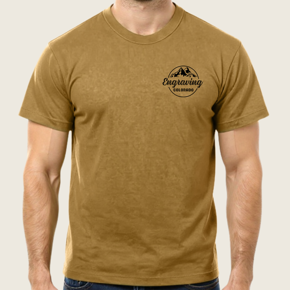 (Master Copy) Coyote Brown Cotton T-Shirt
