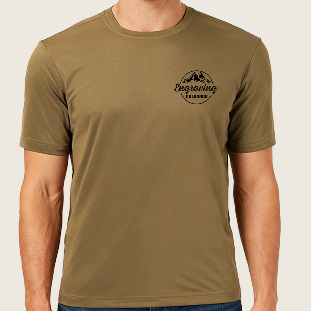 (Master Copy) Coyote Brown Dri Fit Performance T-Shirt