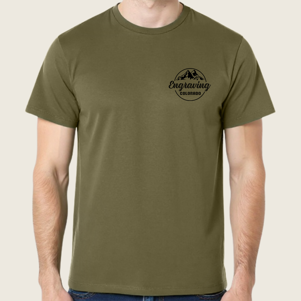 (Master Copy) Military Green Cotton T-Shirt