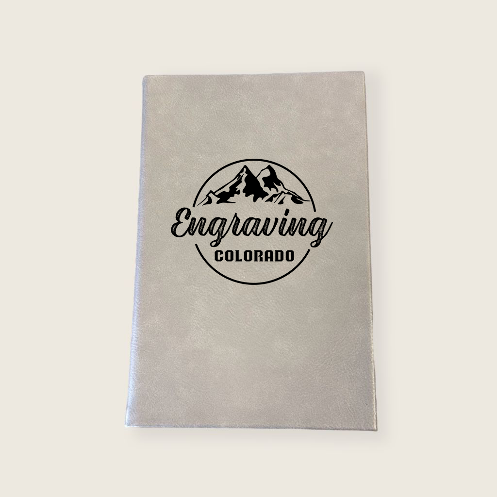 (Master Copy) Gray Laserable Leatherette Journal